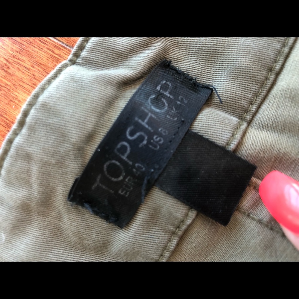 High waisted cinched waist pants